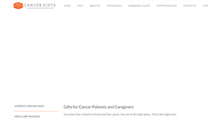 Desktop Screenshot of cancergifts.com